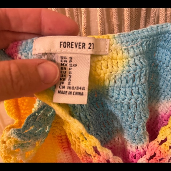 Forever 21 tie dye crop top - Picture 3 of 5